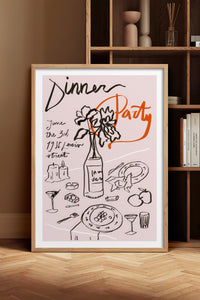 HOMEPACK Ahşap Çerçeveli Tablo Çerçeveli Poster Sanatsal Modern Duvar Dekoru TK-1093