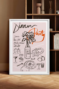 HOMEPACK Ahşap Çerçeveli Tablo Çerçeveli Poster Sanatsal Modern Duvar Dekoru TK-1093
