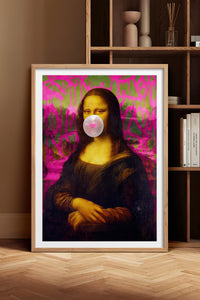 HOMEPACK Ahşap Çerçeveli Tablo Çerçeveli Poster Sanatsal Modern Duvar Dekoru TK-1095