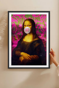 HOMEPACK Ahşap Çerçeveli Tablo Çerçeveli Poster Sanatsal Modern Duvar Dekoru TK-1095