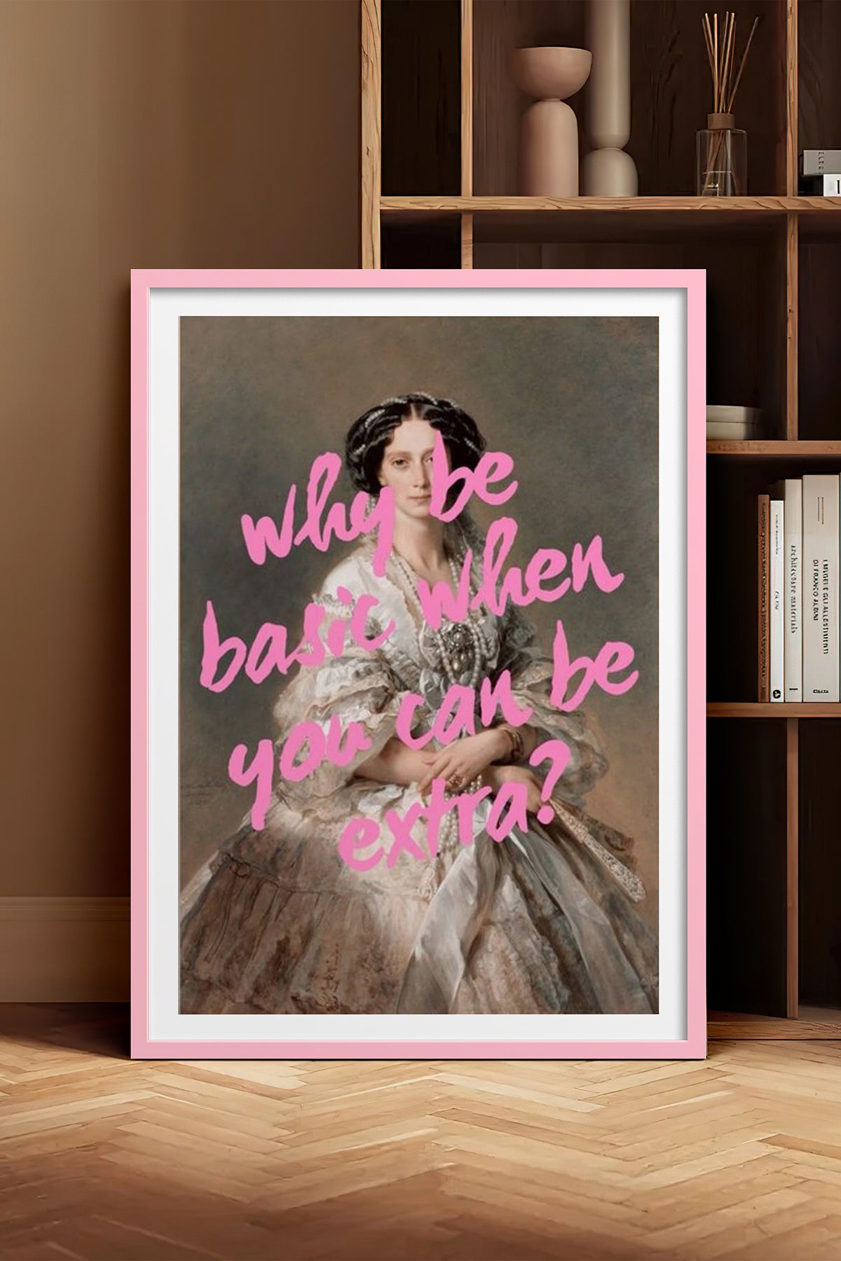 HOMEPACK Ahşap Çerçeveli Tablo Çerçeveli Poster Sanatsal Modern Duvar Dekoru TK-1096