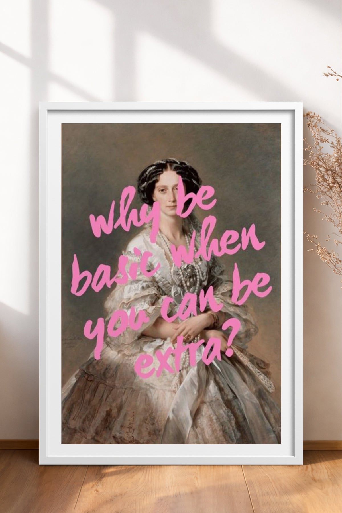 HOMEPACK Ahşap Çerçeveli Tablo Çerçeveli Poster Sanatsal Modern Duvar Dekoru TK-1096
