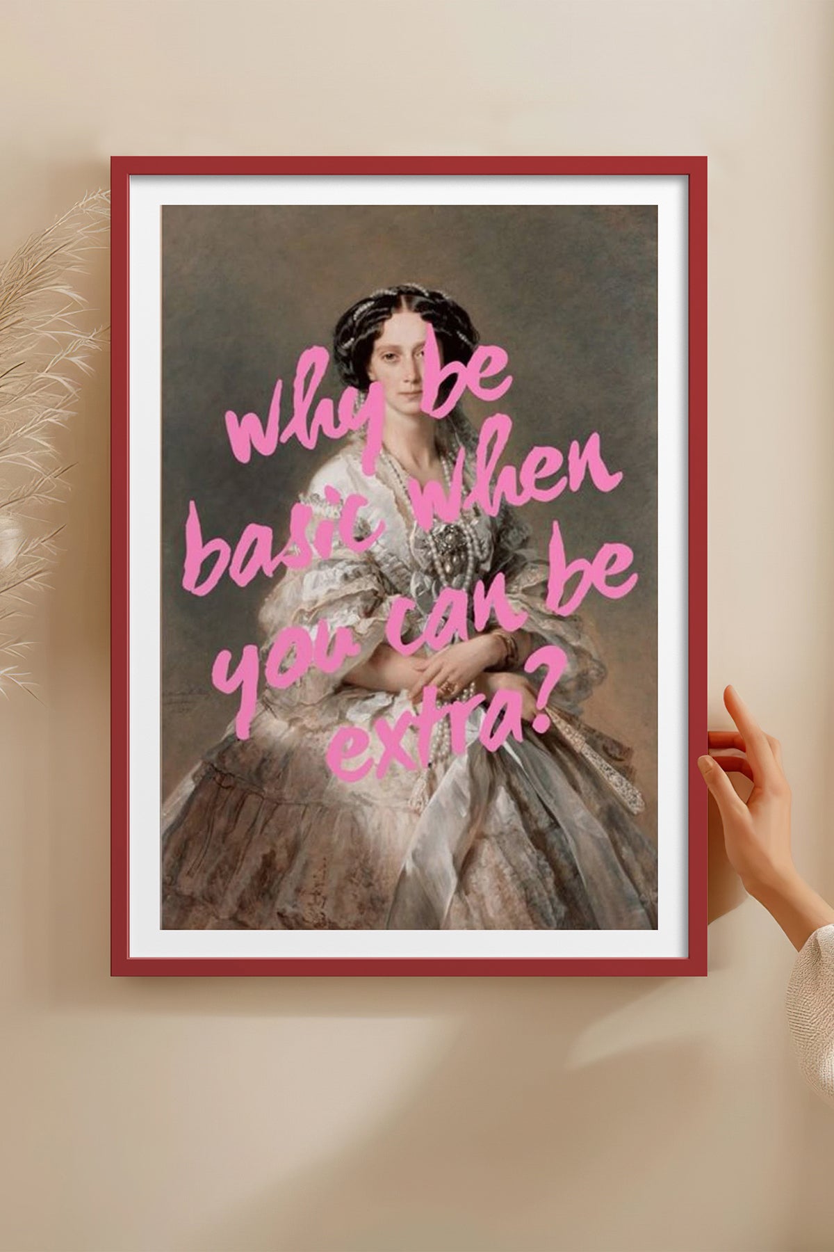 HOMEPACK Ahşap Çerçeveli Tablo Çerçeveli Poster Sanatsal Modern Duvar Dekoru TK-1096