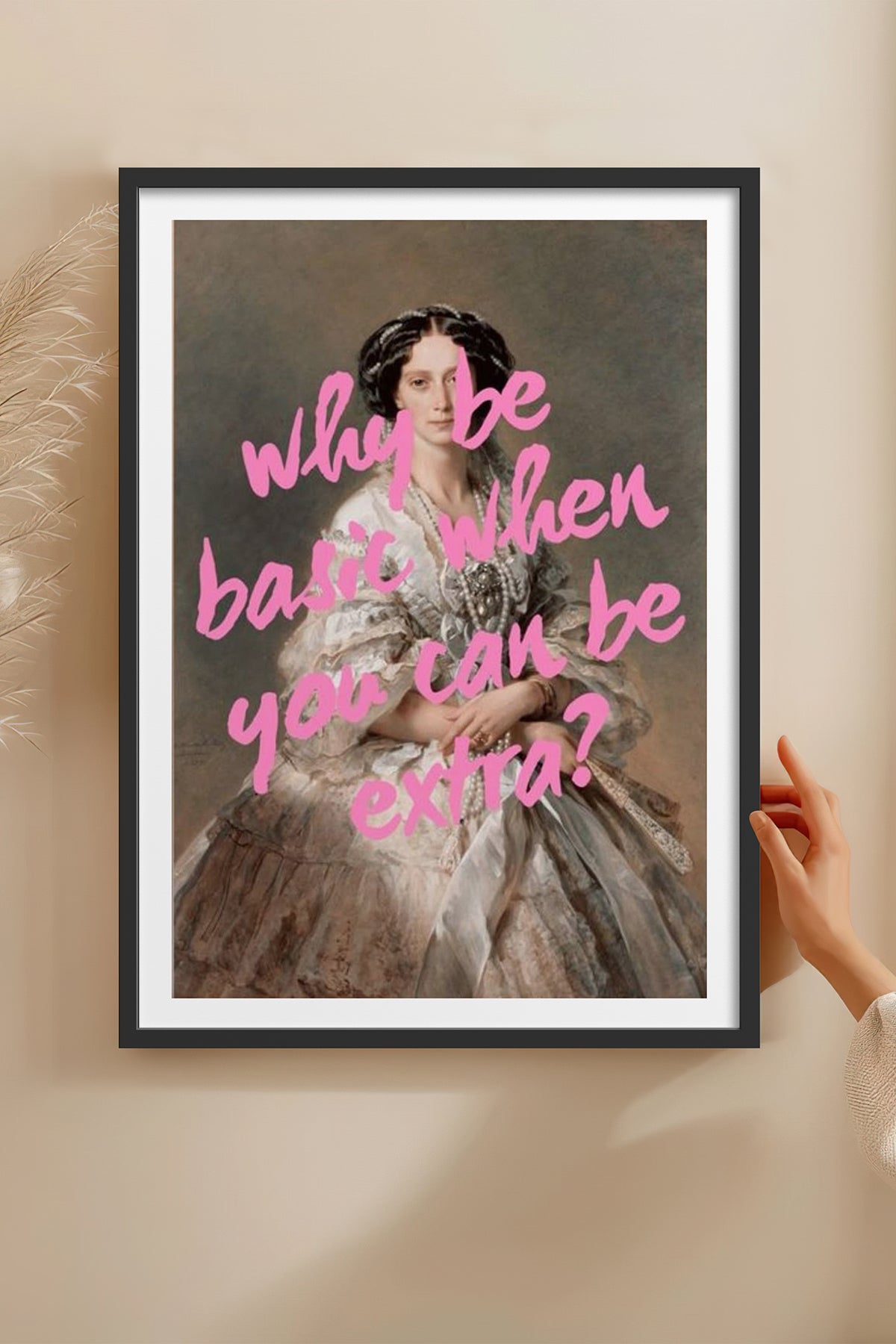HOMEPACK Ahşap Çerçeveli Tablo Çerçeveli Poster Sanatsal Modern Duvar Dekoru TK-1096