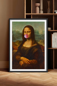HOMEPACK Ahşap Çerçeveli Tablo Çerçeveli Poster Sanatsal Modern Duvar Dekoru TK-1098