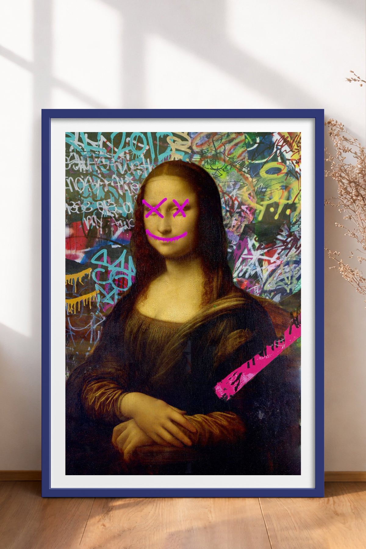 HOMEPACK Ahşap Çerçeveli Tablo Çerçeveli Poster Sanatsal Modern Duvar Dekoru TK-1099