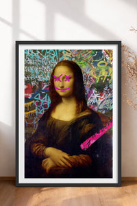 HOMEPACK Ahşap Çerçeveli Tablo Çerçeveli Poster Sanatsal Modern Duvar Dekoru TK-1099