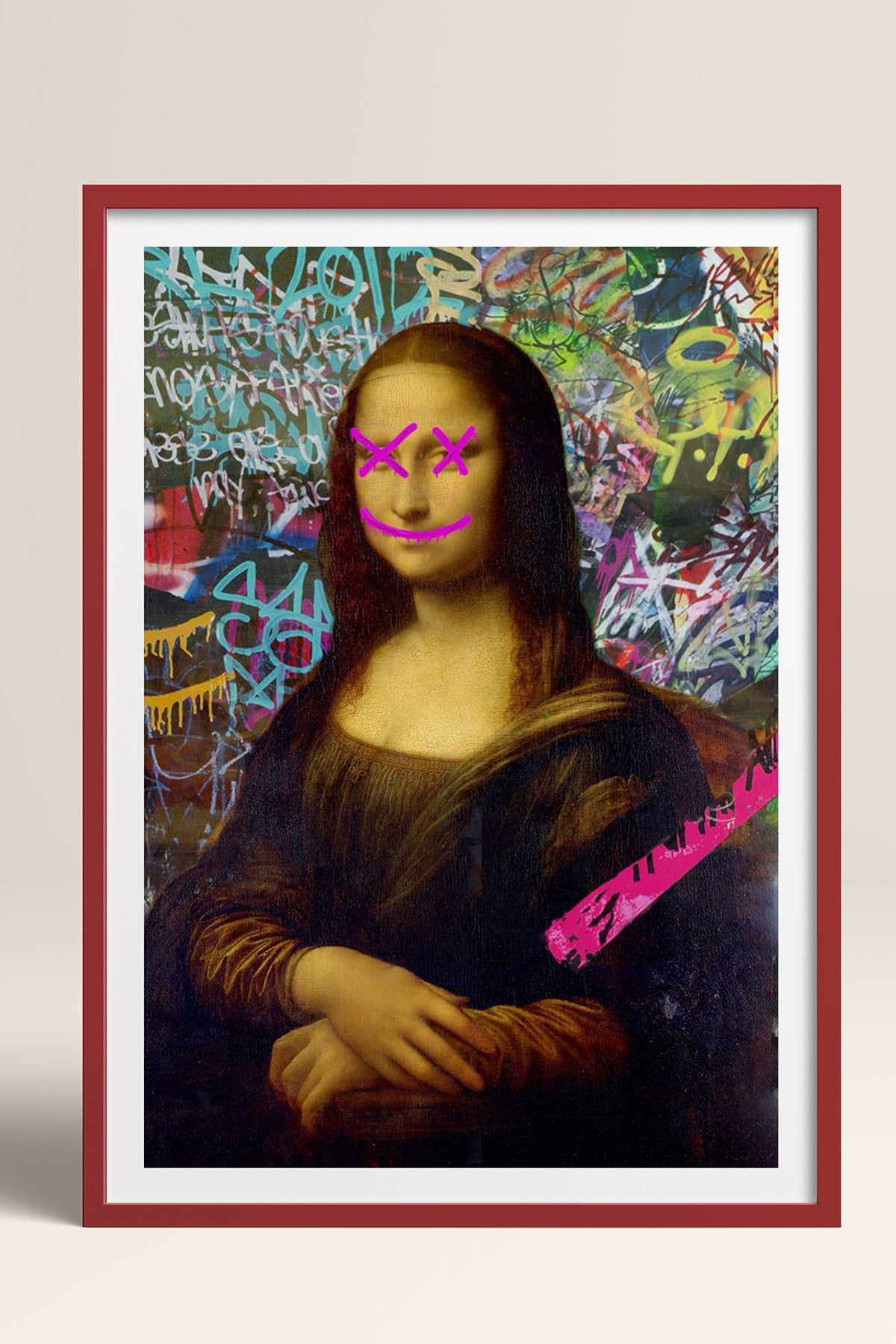 HOMEPACK Ahşap Çerçeveli Tablo Çerçeveli Poster Sanatsal Modern Duvar Dekoru TK-1099