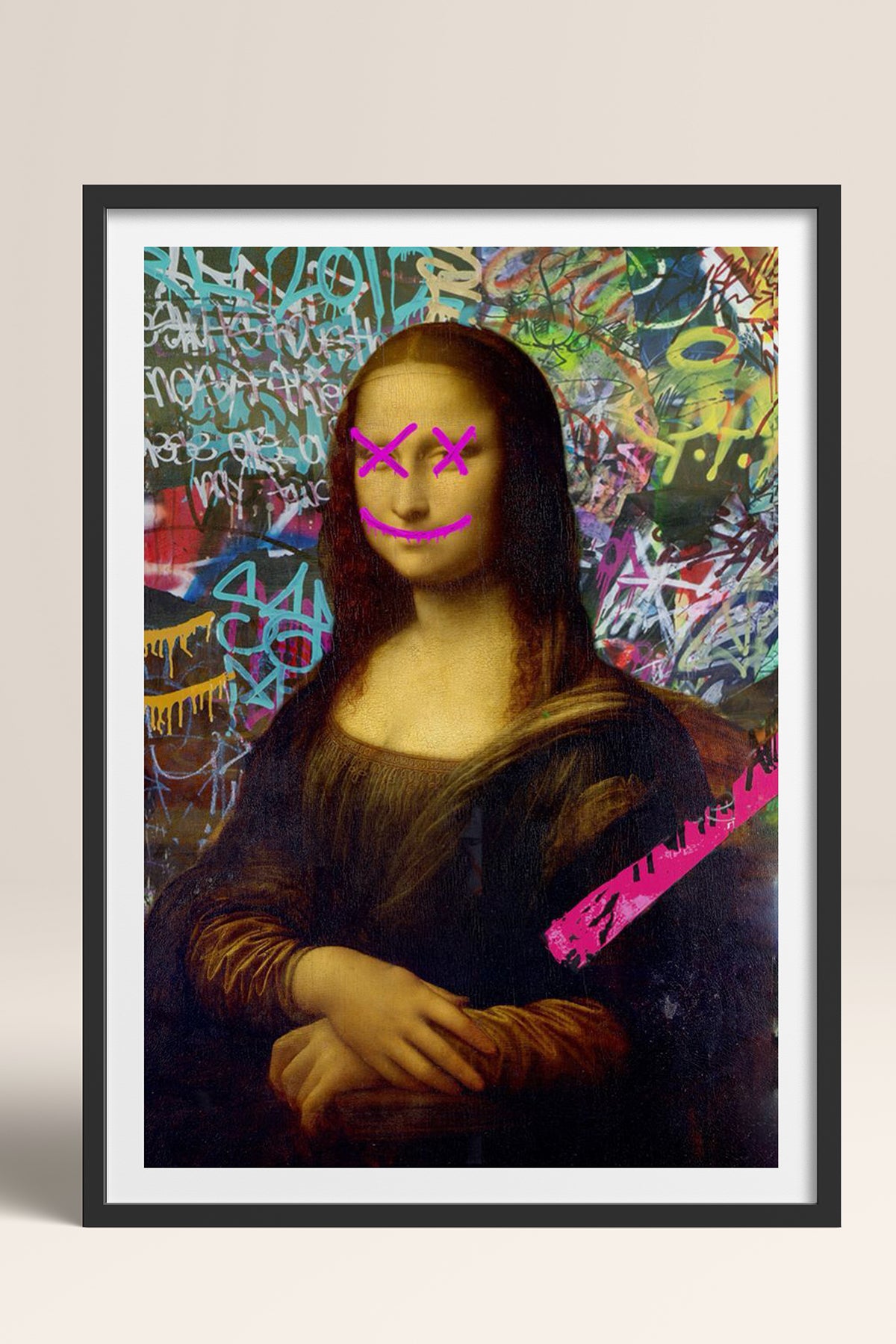HOMEPACK Ahşap Çerçeveli Tablo Çerçeveli Poster Sanatsal Modern Duvar Dekoru TK-1099