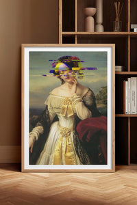 HOMEPACK Ahşap Çerçeveli Tablo Çerçeveli Poster Sanatsal Modern Duvar Dekoru TK-1100