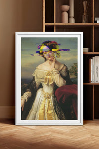 HOMEPACK Ahşap Çerçeveli Tablo Çerçeveli Poster Sanatsal Modern Duvar Dekoru TK-1100