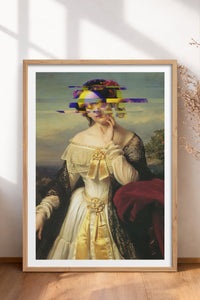 HOMEPACK Ahşap Çerçeveli Tablo Çerçeveli Poster Sanatsal Modern Duvar Dekoru TK-1100