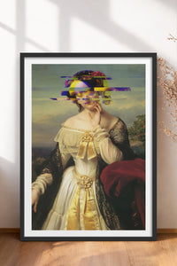 HOMEPACK Ahşap Çerçeveli Tablo Çerçeveli Poster Sanatsal Modern Duvar Dekoru TK-1100