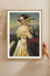HOMEPACK Ahşap Çerçeveli Tablo Çerçeveli Poster Sanatsal Modern Duvar Dekoru TK-1100