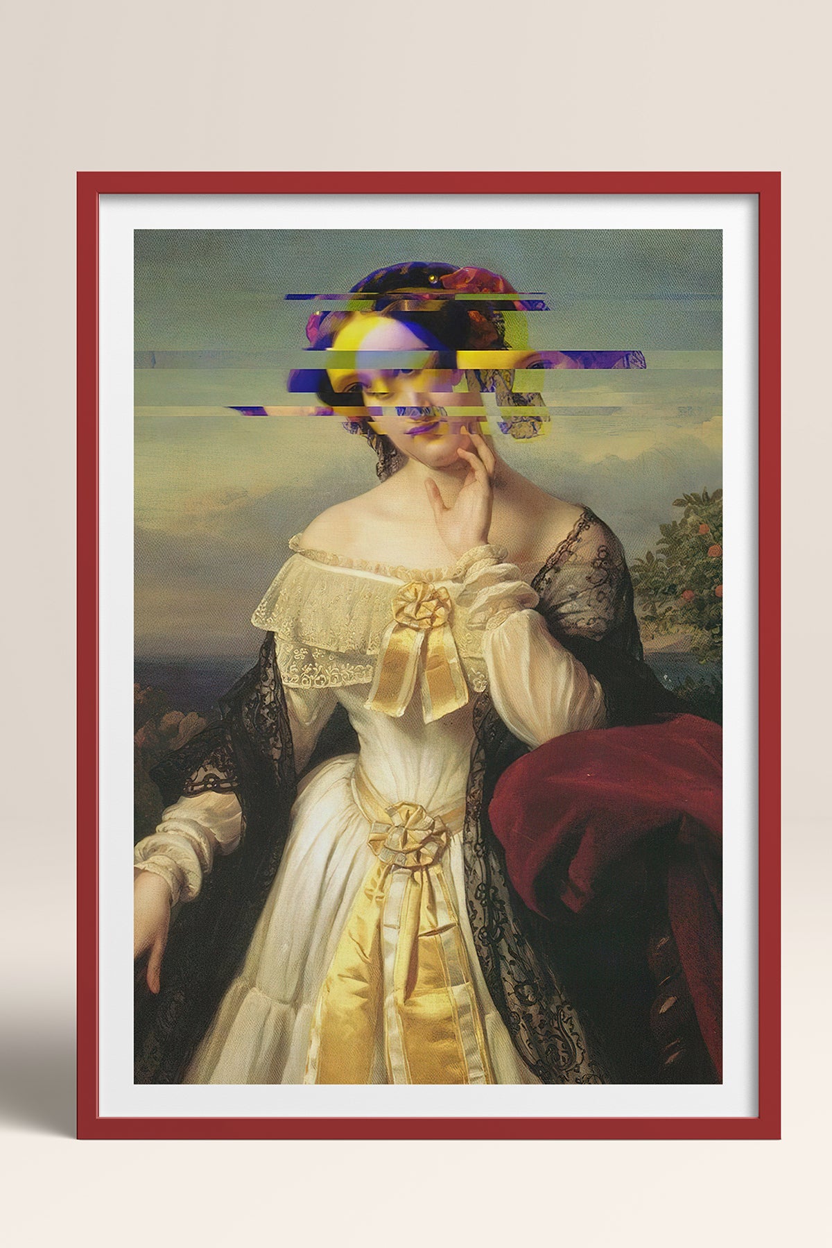 HOMEPACK Ahşap Çerçeveli Tablo Çerçeveli Poster Sanatsal Modern Duvar Dekoru TK-1100
