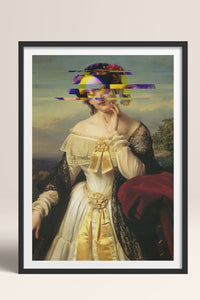 HOMEPACK Ahşap Çerçeveli Tablo Çerçeveli Poster Sanatsal Modern Duvar Dekoru TK-1100