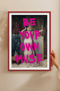 HOMEPACK Ahşap Çerçeveli Tablo Çerçeveli Poster Sanatsal Modern Duvar Dekoru TK-1102