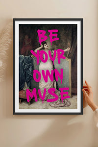 HOMEPACK Ahşap Çerçeveli Tablo Çerçeveli Poster Sanatsal Modern Duvar Dekoru TK-1102