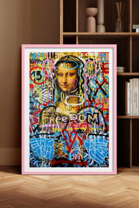 HOMEPACK Ahşap Çerçeveli Tablo Çerçeveli Poster Sanatsal Modern Duvar Dekoru TK-1103