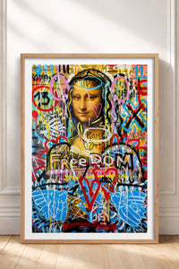 HOMEPACK Ahşap Çerçeveli Tablo Çerçeveli Poster Sanatsal Modern Duvar Dekoru TK-1103