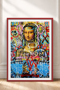 HOMEPACK Ahşap Çerçeveli Tablo Çerçeveli Poster Sanatsal Modern Duvar Dekoru TK-1103