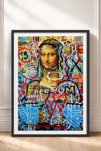 HOMEPACK Ahşap Çerçeveli Tablo Çerçeveli Poster Sanatsal Modern Duvar Dekoru TK-1103