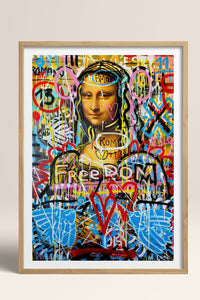 HOMEPACK Ahşap Çerçeveli Tablo Çerçeveli Poster Sanatsal Modern Duvar Dekoru TK-1103