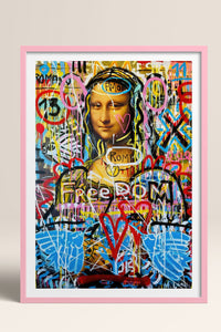 HOMEPACK Ahşap Çerçeveli Tablo Çerçeveli Poster Sanatsal Modern Duvar Dekoru TK-1103