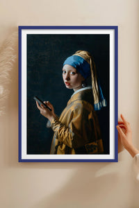 HOMEPACK Ahşap Çerçeveli Tablo Çerçeveli Poster Sanatsal Modern Duvar Dekoru TK-1104