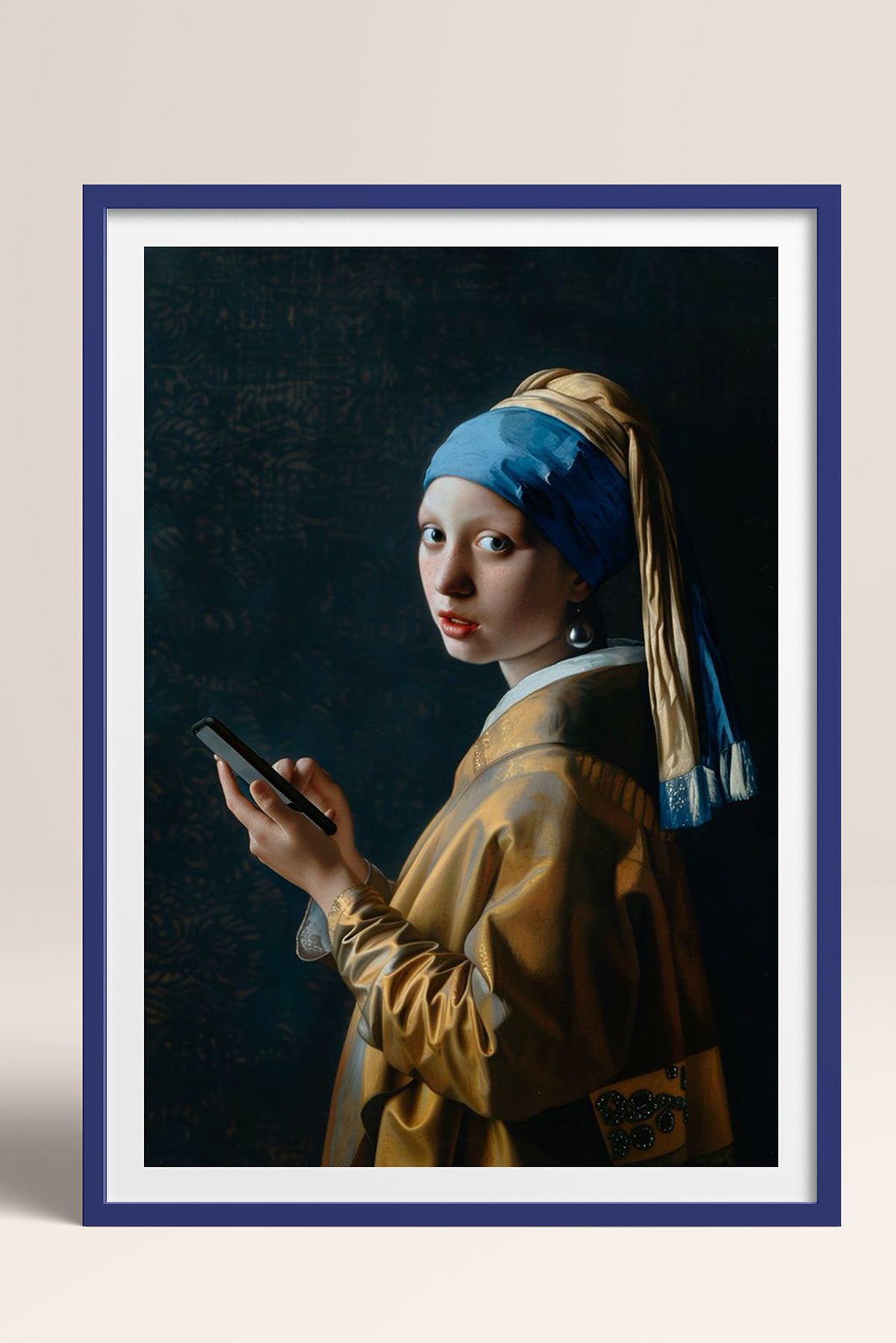 HOMEPACK Ahşap Çerçeveli Tablo Çerçeveli Poster Sanatsal Modern Duvar Dekoru TK-1104