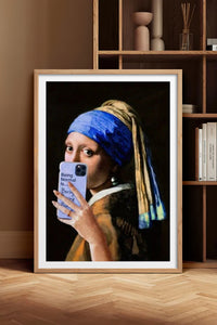HOMEPACK Ahşap Çerçeveli Tablo Çerçeveli Poster Sanatsal Modern Duvar Dekoru TK-1106