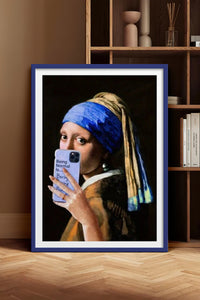 HOMEPACK Ahşap Çerçeveli Tablo Çerçeveli Poster Sanatsal Modern Duvar Dekoru TK-1106