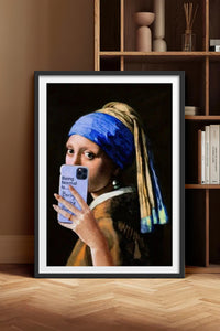 HOMEPACK Ahşap Çerçeveli Tablo Çerçeveli Poster Sanatsal Modern Duvar Dekoru TK-1106