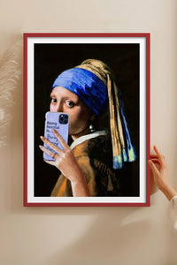 HOMEPACK Ahşap Çerçeveli Tablo Çerçeveli Poster Sanatsal Modern Duvar Dekoru TK-1106
