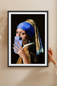HOMEPACK Ahşap Çerçeveli Tablo Çerçeveli Poster Sanatsal Modern Duvar Dekoru TK-1106