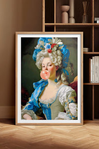 HOMEPACK Ahşap Çerçeveli Tablo Çerçeveli Poster Sanatsal Modern Duvar Dekoru TK-1107