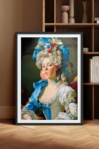 HOMEPACK Ahşap Çerçeveli Tablo Çerçeveli Poster Sanatsal Modern Duvar Dekoru TK-1107