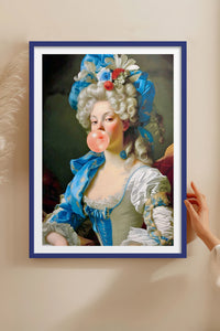 HOMEPACK Ahşap Çerçeveli Tablo Çerçeveli Poster Sanatsal Modern Duvar Dekoru TK-1107