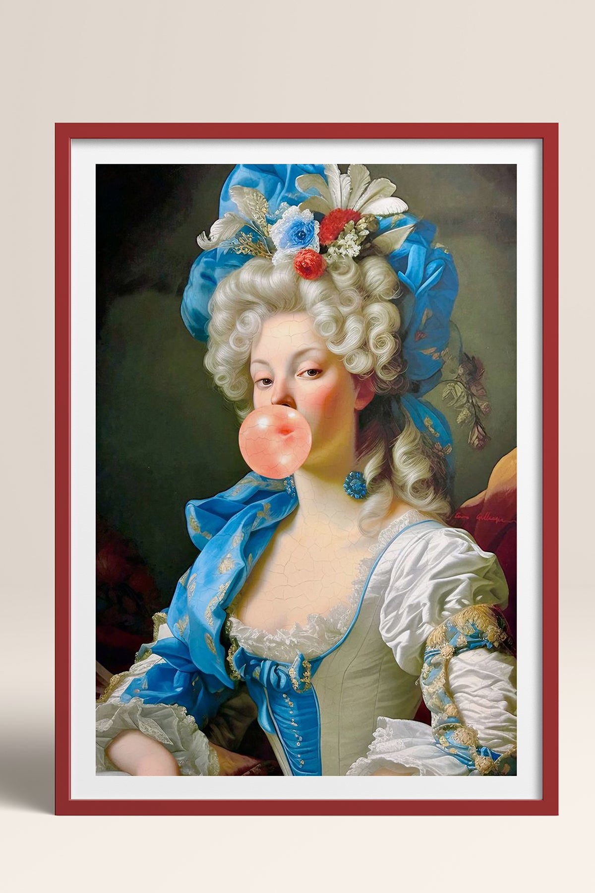 HOMEPACK Ahşap Çerçeveli Tablo Çerçeveli Poster Sanatsal Modern Duvar Dekoru TK-1107