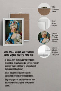HOMEPACK Ahşap Çerçeveli Tablo Çerçeveli Poster Sanatsal Modern Duvar Dekoru TK-1107
