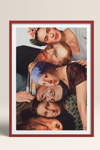 HOMEPACK Ahşap Çerçeveli Tablo Çerçeveli Poster Sanatsal Modern Duvar Dekoru TK-1108