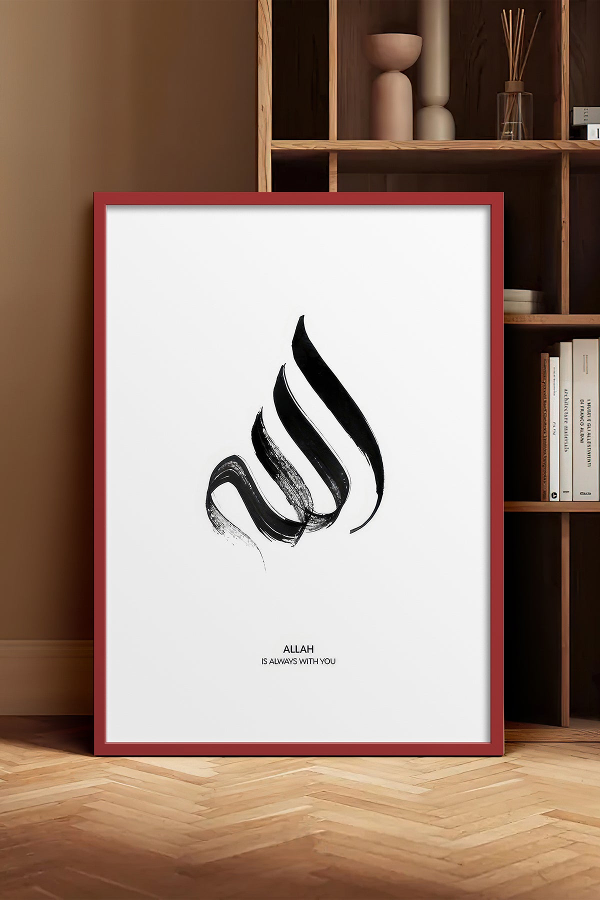 HOMEPACK Ahşap Çerçeveli Tablo Çerçeveli Poster Sanatsal Modern Duvar Dekoru TK-1167