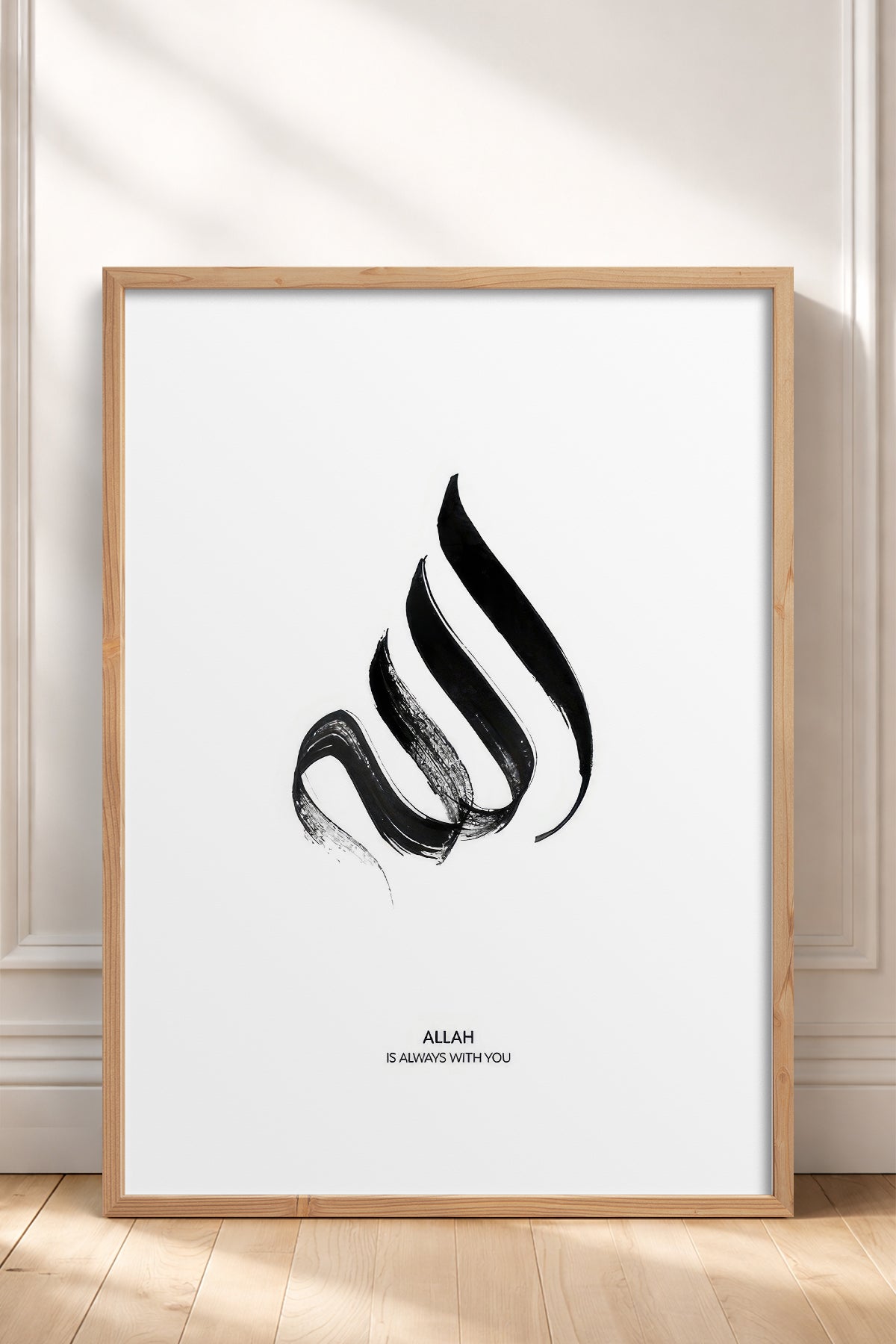 HOMEPACK Ahşap Çerçeveli Tablo Çerçeveli Poster Sanatsal Modern Duvar Dekoru TK-1167