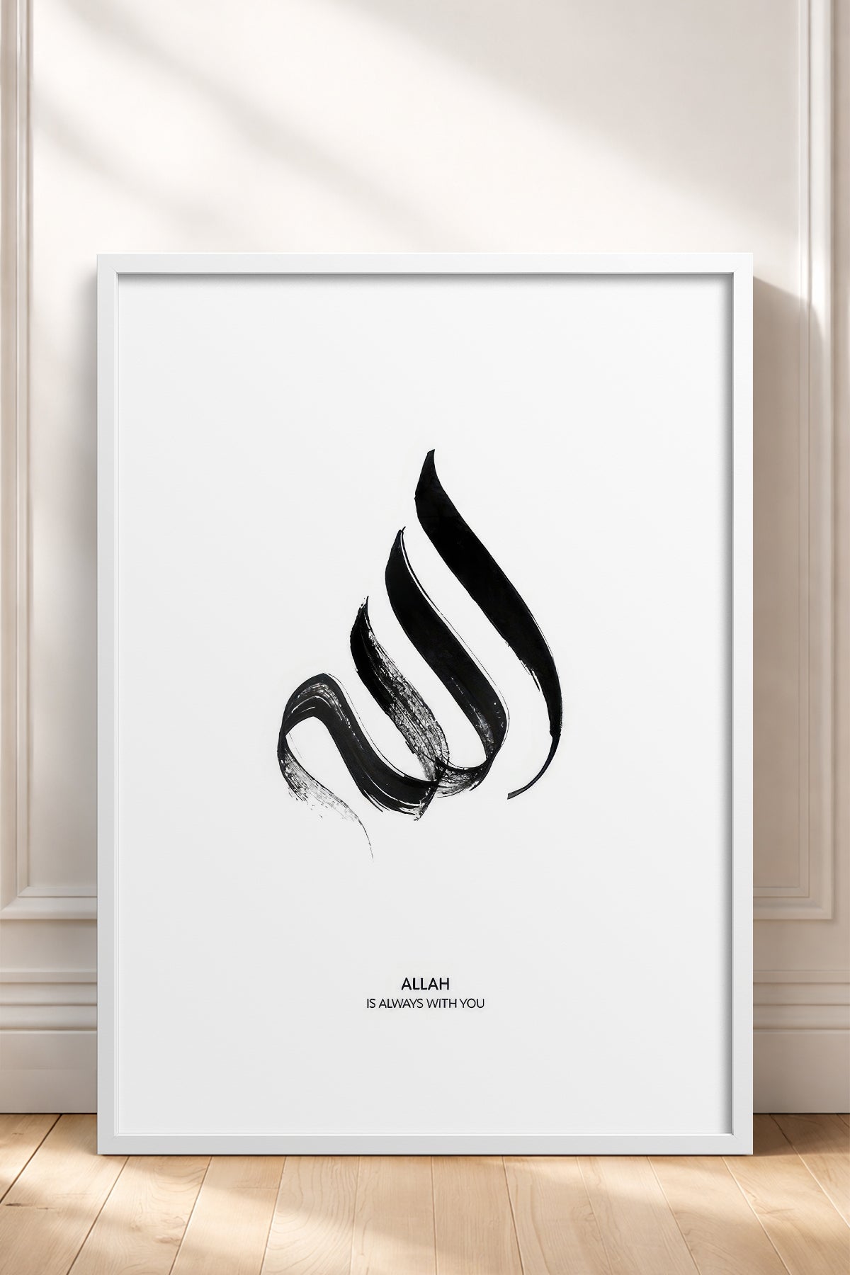HOMEPACK Ahşap Çerçeveli Tablo Çerçeveli Poster Sanatsal Modern Duvar Dekoru TK-1167