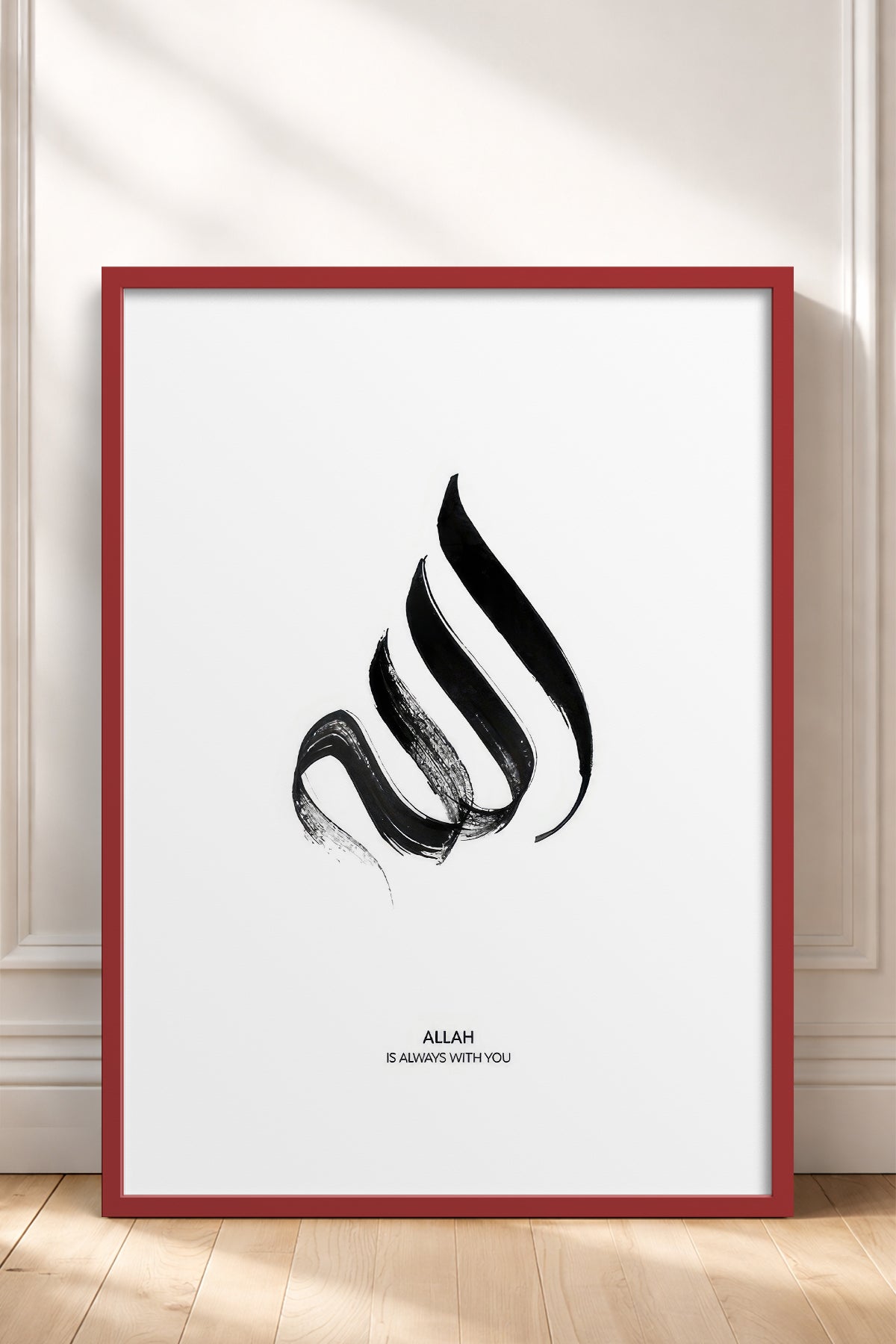 HOMEPACK Ahşap Çerçeveli Tablo Çerçeveli Poster Sanatsal Modern Duvar Dekoru TK-1167