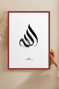 HOMEPACK Ahşap Çerçeveli Tablo Çerçeveli Poster Sanatsal Modern Duvar Dekoru TK-1167