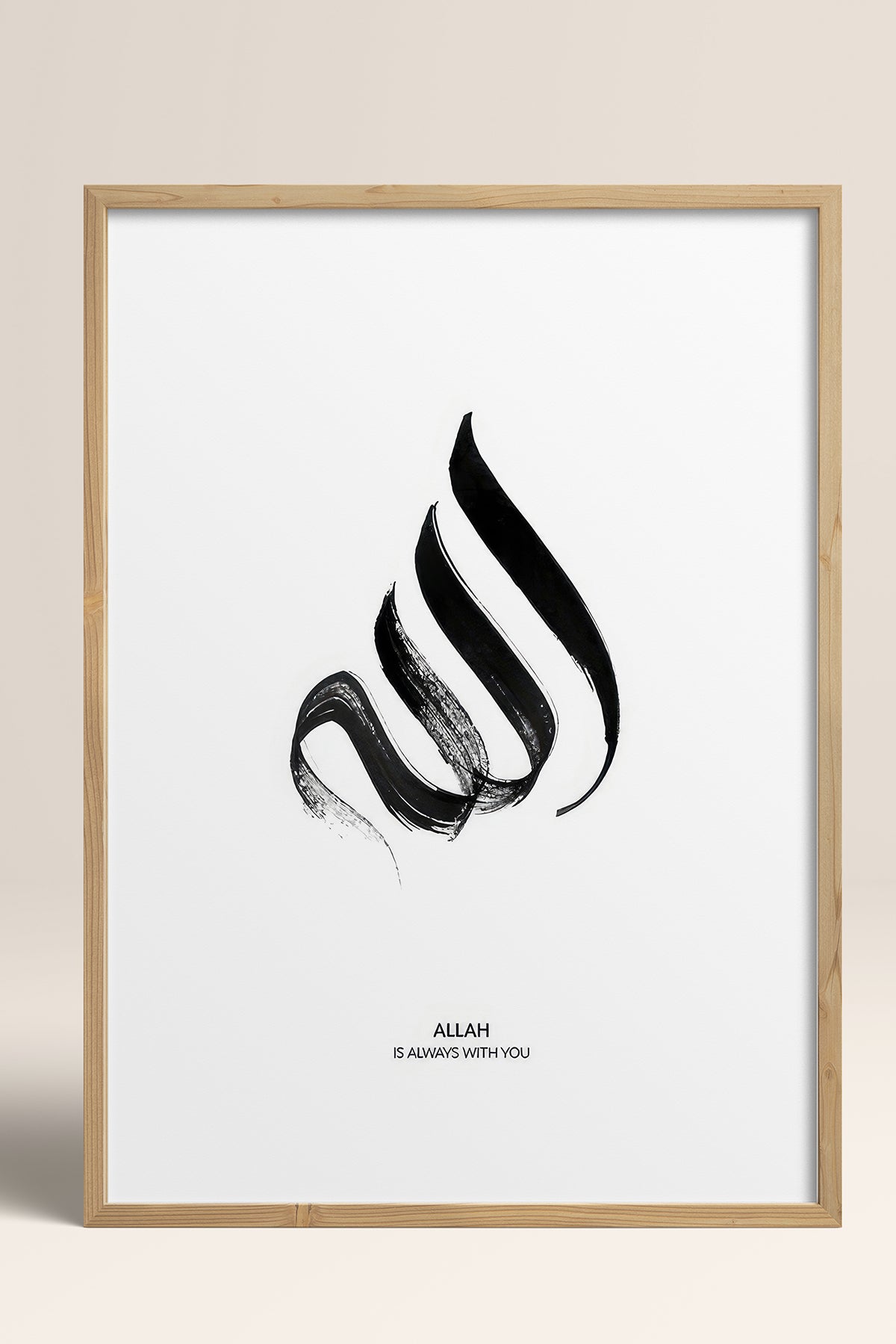 HOMEPACK Ahşap Çerçeveli Tablo Çerçeveli Poster Sanatsal Modern Duvar Dekoru TK-1167