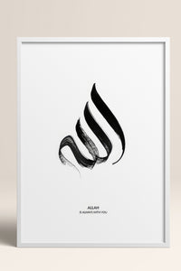 HOMEPACK Ahşap Çerçeveli Tablo Çerçeveli Poster Sanatsal Modern Duvar Dekoru TK-1167