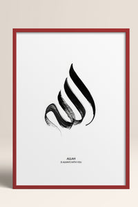 HOMEPACK Ahşap Çerçeveli Tablo Çerçeveli Poster Sanatsal Modern Duvar Dekoru TK-1167