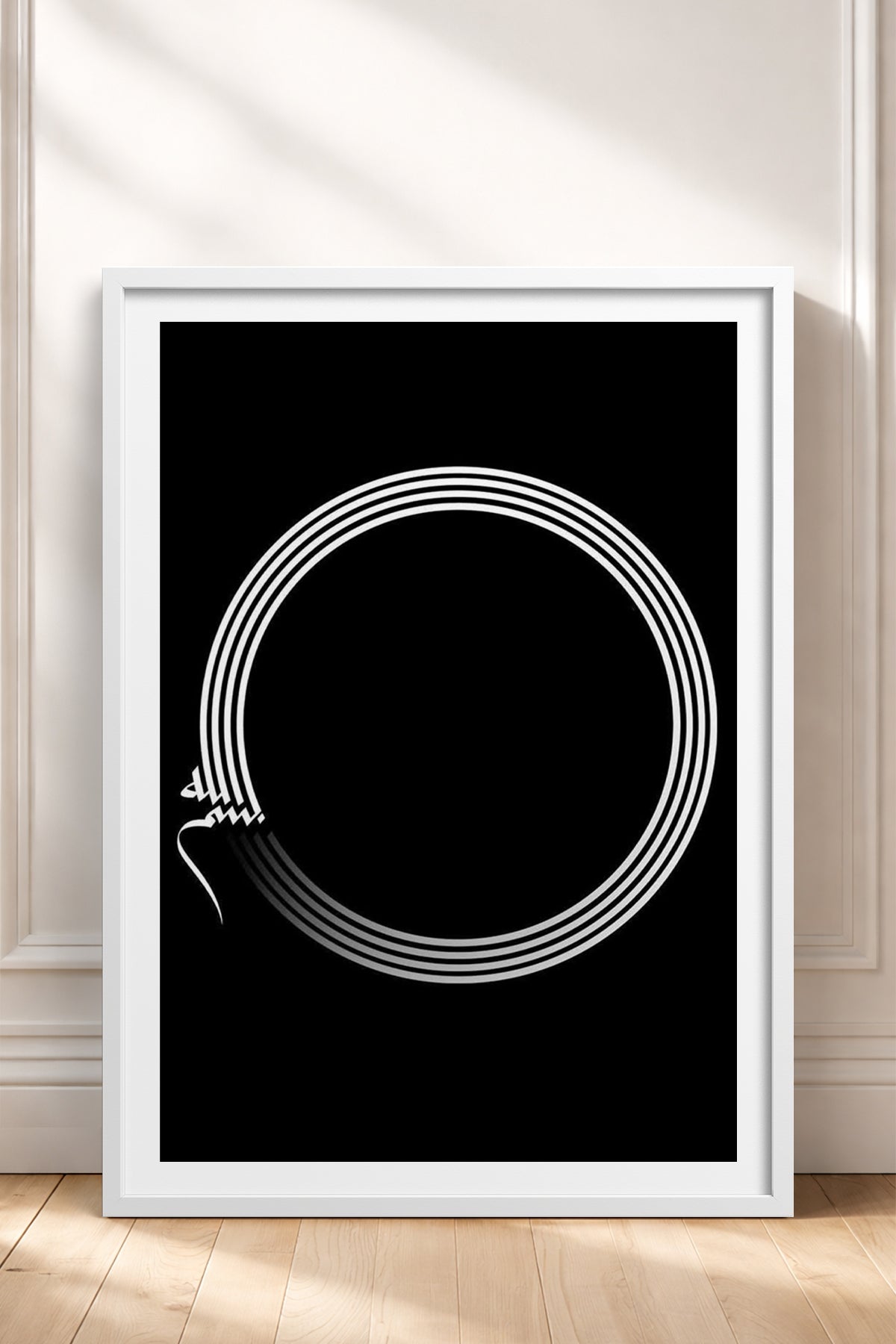HOMEPACK Ahşap Çerçeveli Tablo Çerçeveli Poster Sanatsal Modern Duvar Dekoru TK-1177